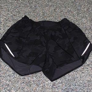 RARE dark camo lululemon shorts
